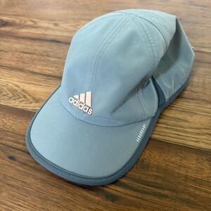 Adidas Women’s SuperLite Hat Aeroready Gray Pink EUC